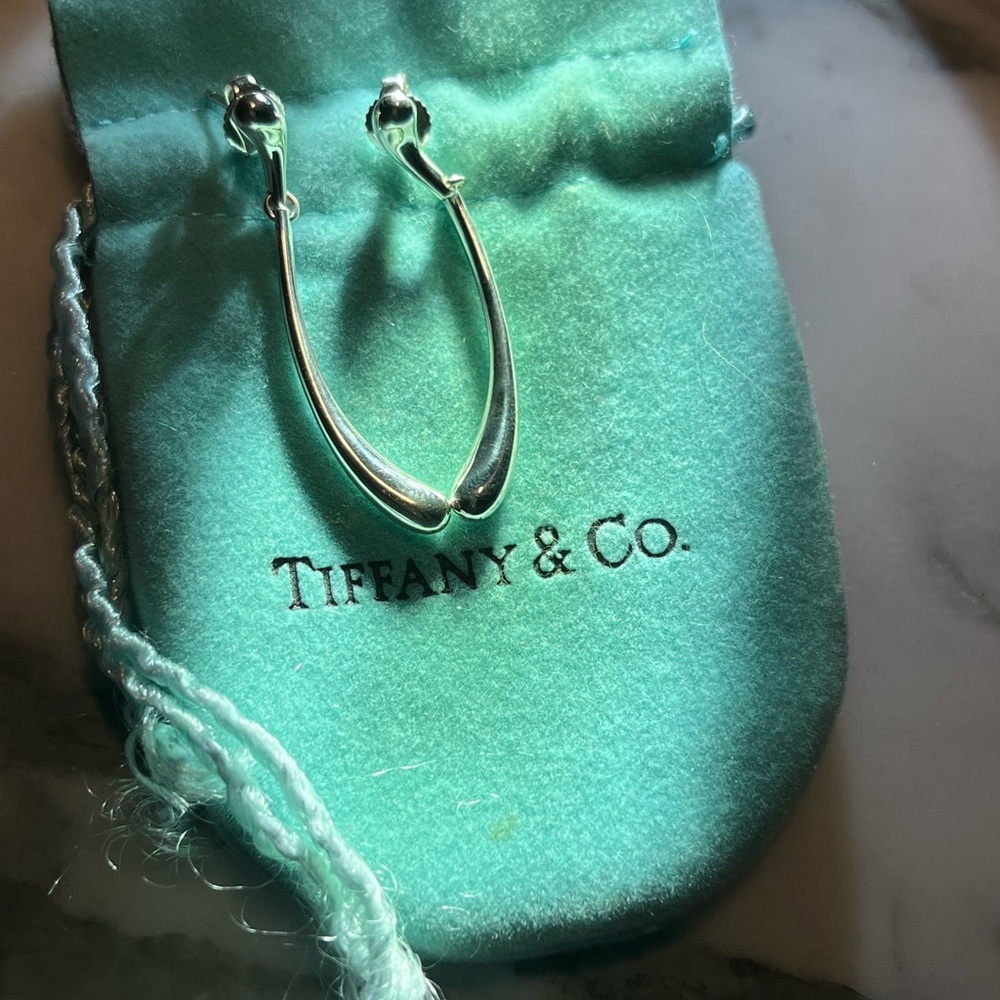 Tiffany & Co. teardrop earrings